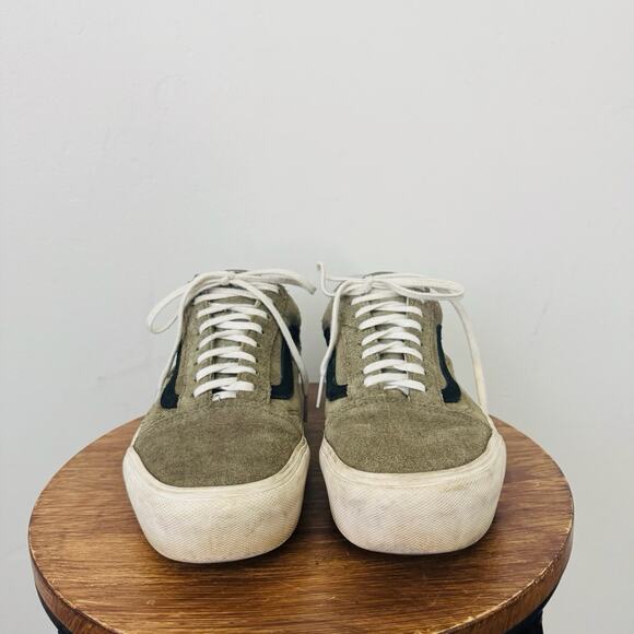 Vans Old Skool Grape Leaf True White Platform Suede Sneakers Women’s Size 9 - Picture 2 of 9